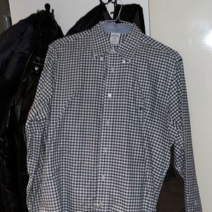 Brooks brothers button down. Colors include blue and white. Size L, Regent